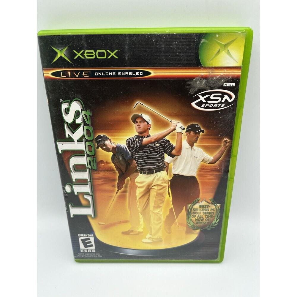 Links 2004 (Microsoft Xbox, 2003) - Complete w/ Game, Case & Manual Tested